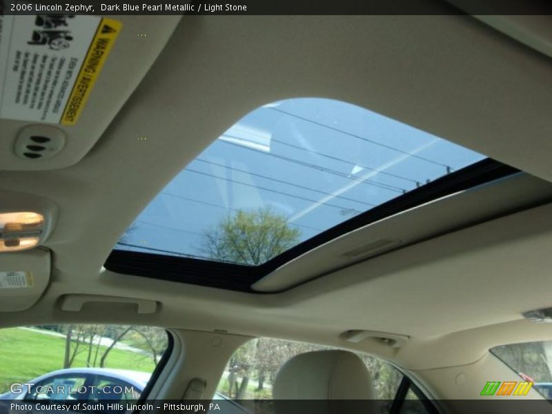 Dark Blue Pearl Metallic / Light Stone 2006 Lincoln Zephyr
