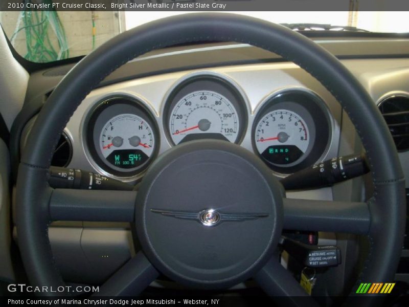 Bright Silver Metallic / Pastel Slate Gray 2010 Chrysler PT Cruiser Classic