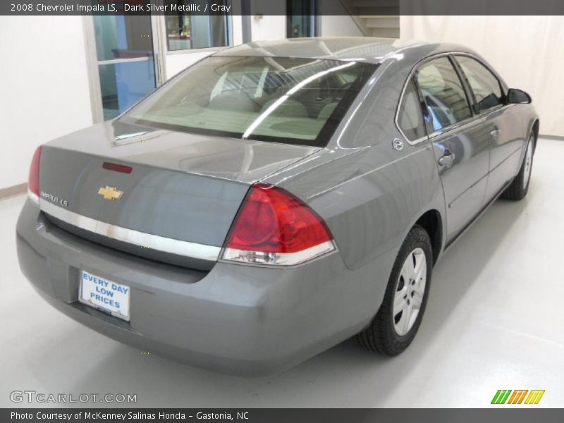 Dark Silver Metallic / Gray 2008 Chevrolet Impala LS