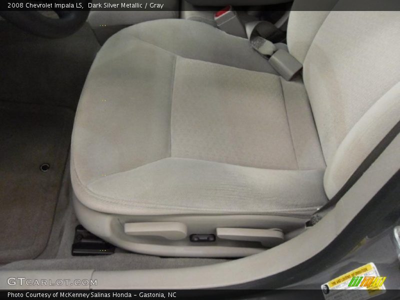 Dark Silver Metallic / Gray 2008 Chevrolet Impala LS