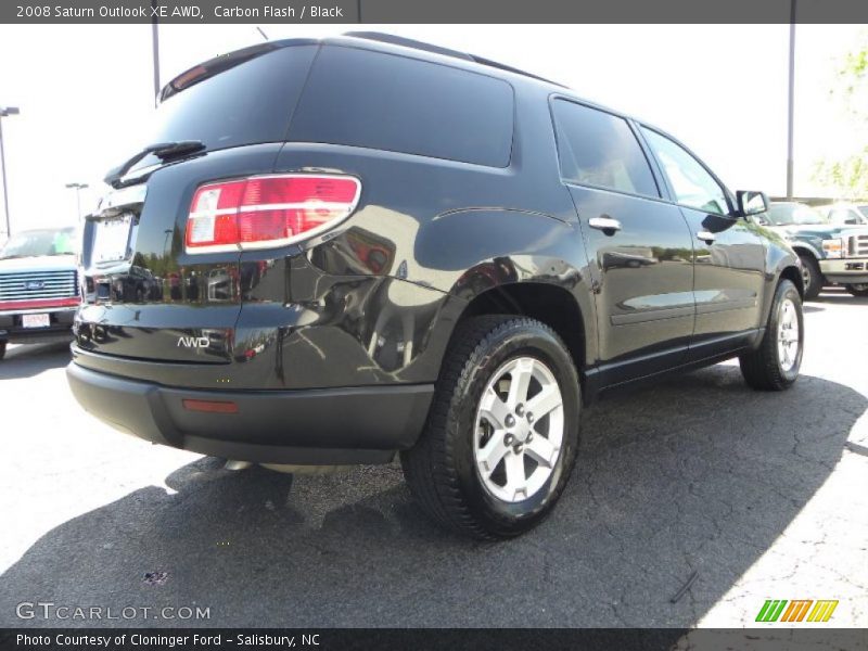 Carbon Flash / Black 2008 Saturn Outlook XE AWD