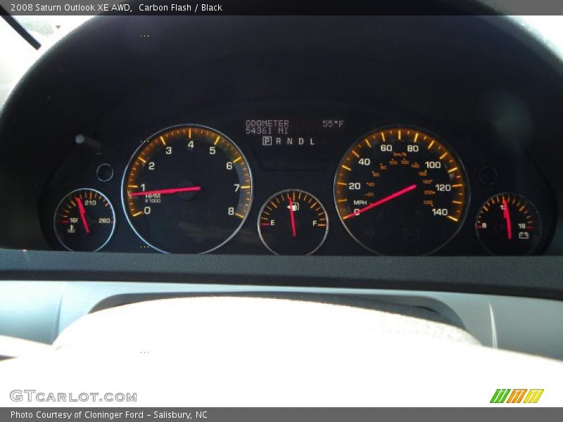 Carbon Flash / Black 2008 Saturn Outlook XE AWD