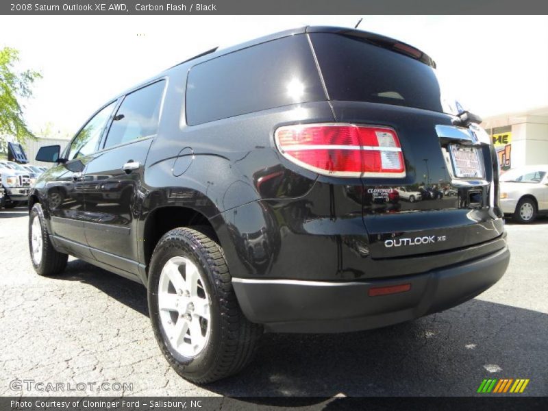 Carbon Flash / Black 2008 Saturn Outlook XE AWD