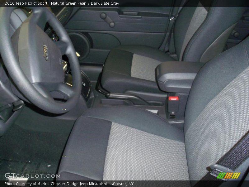 Natural Green Pearl / Dark Slate Gray 2010 Jeep Patriot Sport
