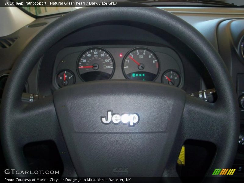 Natural Green Pearl / Dark Slate Gray 2010 Jeep Patriot Sport