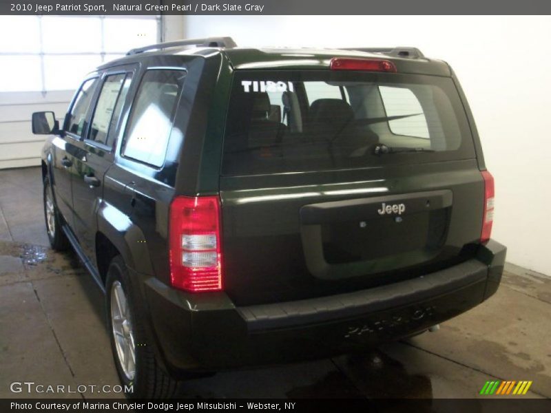 Natural Green Pearl / Dark Slate Gray 2010 Jeep Patriot Sport