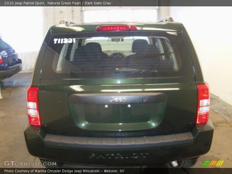 Natural Green Pearl / Dark Slate Gray 2010 Jeep Patriot Sport