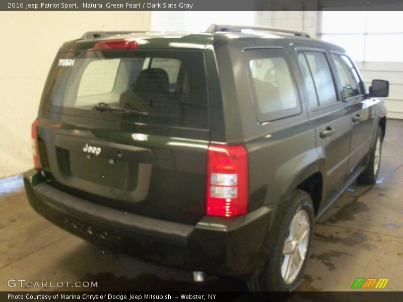 Natural Green Pearl / Dark Slate Gray 2010 Jeep Patriot Sport