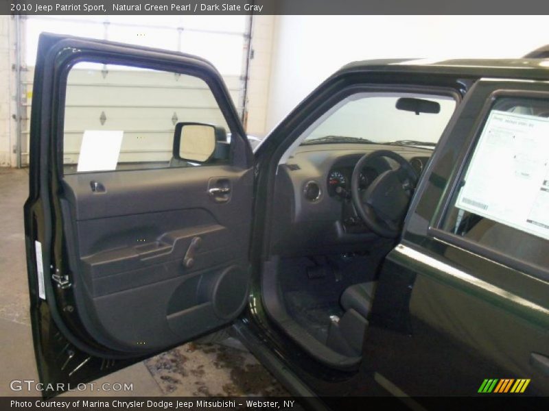 Natural Green Pearl / Dark Slate Gray 2010 Jeep Patriot Sport