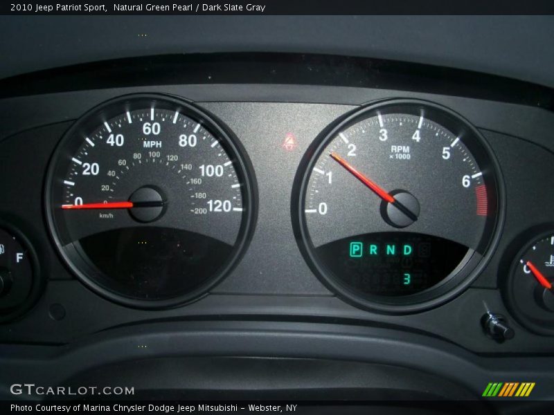 Natural Green Pearl / Dark Slate Gray 2010 Jeep Patriot Sport