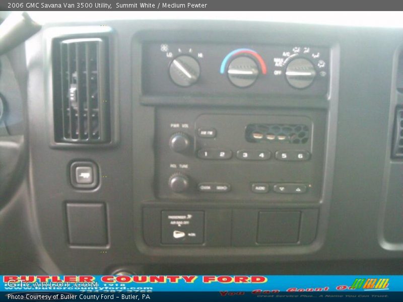 Summit White / Medium Pewter 2006 GMC Savana Van 3500 Utility