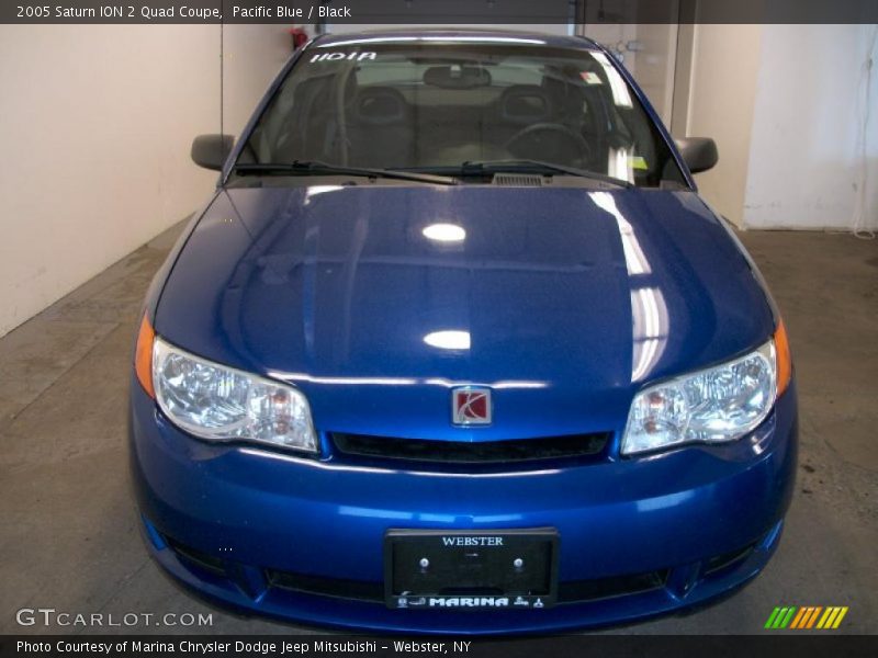 Pacific Blue / Black 2005 Saturn ION 2 Quad Coupe