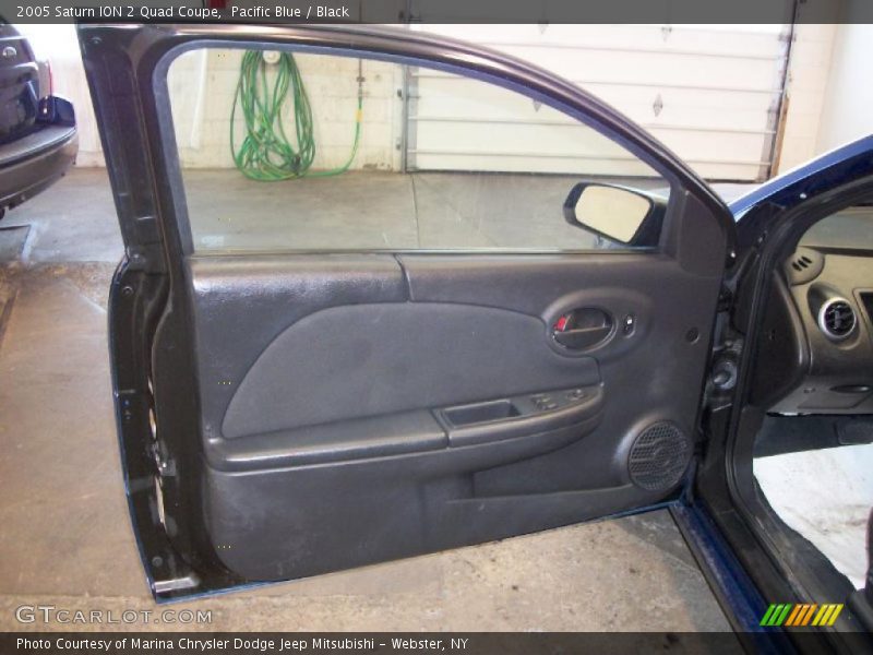 Pacific Blue / Black 2005 Saturn ION 2 Quad Coupe