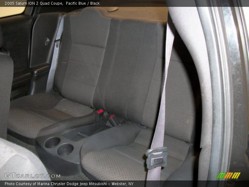 Pacific Blue / Black 2005 Saturn ION 2 Quad Coupe