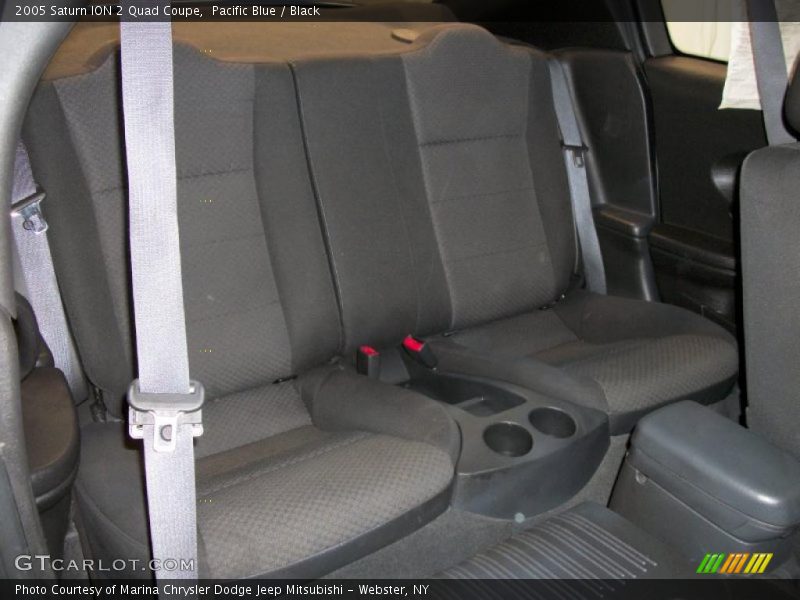 Pacific Blue / Black 2005 Saturn ION 2 Quad Coupe