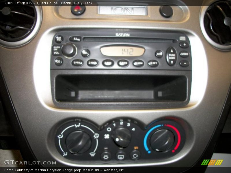 Pacific Blue / Black 2005 Saturn ION 2 Quad Coupe