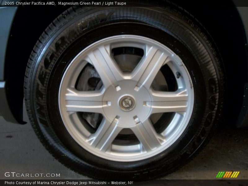 Magnesium Green Pearl / Light Taupe 2005 Chrysler Pacifica AWD