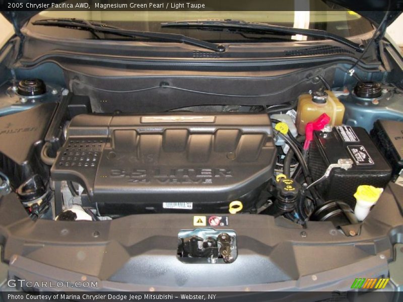 Magnesium Green Pearl / Light Taupe 2005 Chrysler Pacifica AWD