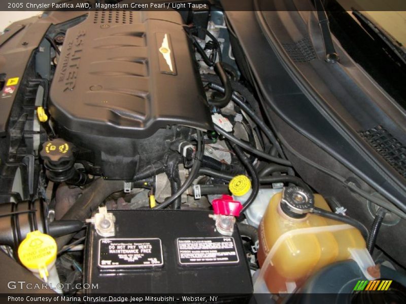 Magnesium Green Pearl / Light Taupe 2005 Chrysler Pacifica AWD