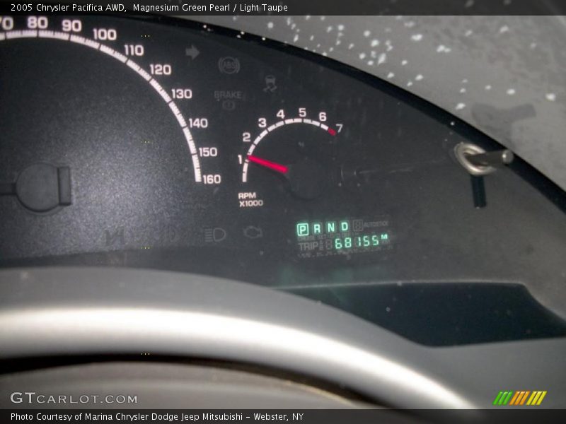 Magnesium Green Pearl / Light Taupe 2005 Chrysler Pacifica AWD