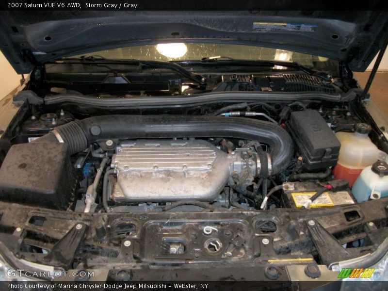 Storm Gray / Gray 2007 Saturn VUE V6 AWD