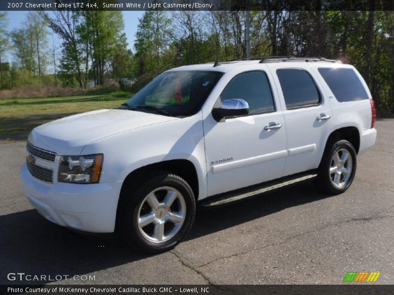 Summit White / Light Cashmere/Ebony 2007 Chevrolet Tahoe LTZ 4x4