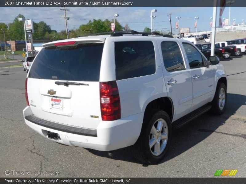 Summit White / Light Cashmere/Ebony 2007 Chevrolet Tahoe LTZ 4x4