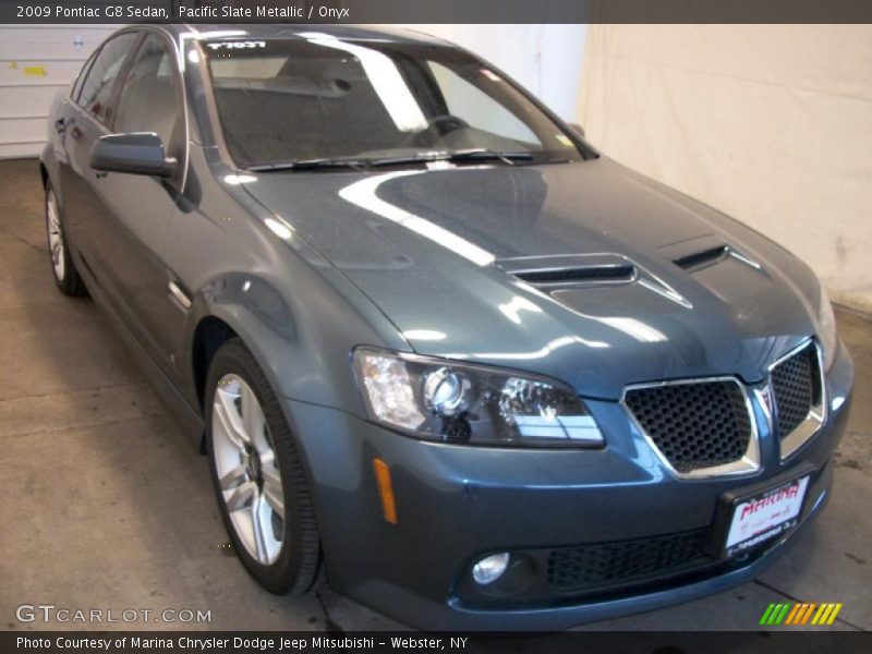 Pacific Slate Metallic / Onyx 2009 Pontiac G8 Sedan