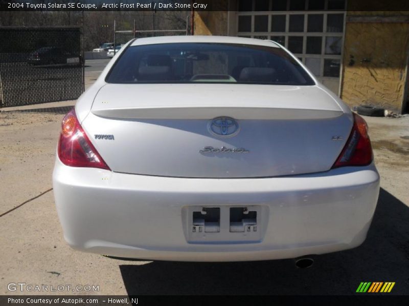 Arctic Frost Pearl / Dark Stone Gray 2004 Toyota Solara SE Coupe