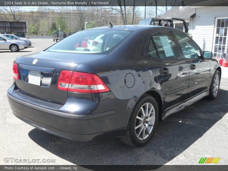 Nocturne Blue Metallic / Parchment 2004 Saab 9-3 Arc Sedan