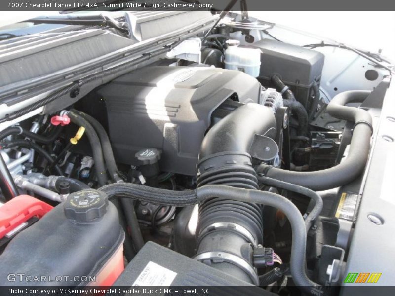 Summit White / Light Cashmere/Ebony 2007 Chevrolet Tahoe LTZ 4x4