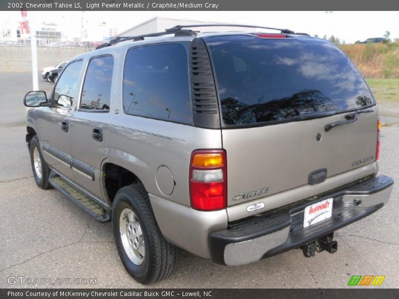 Light Pewter Metallic / Graphite/Medium Gray 2002 Chevrolet Tahoe LS