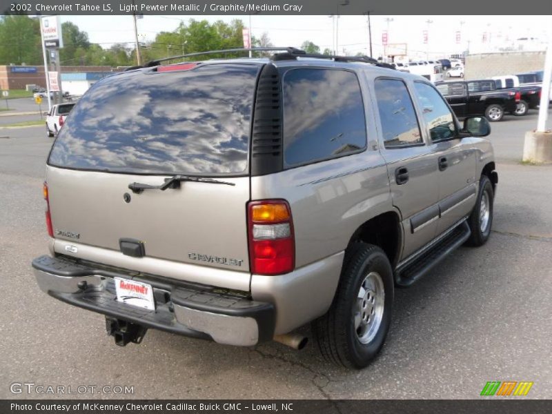 Light Pewter Metallic / Graphite/Medium Gray 2002 Chevrolet Tahoe LS