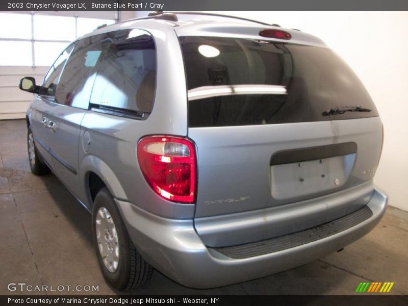 Butane Blue Pearl / Gray 2003 Chrysler Voyager LX