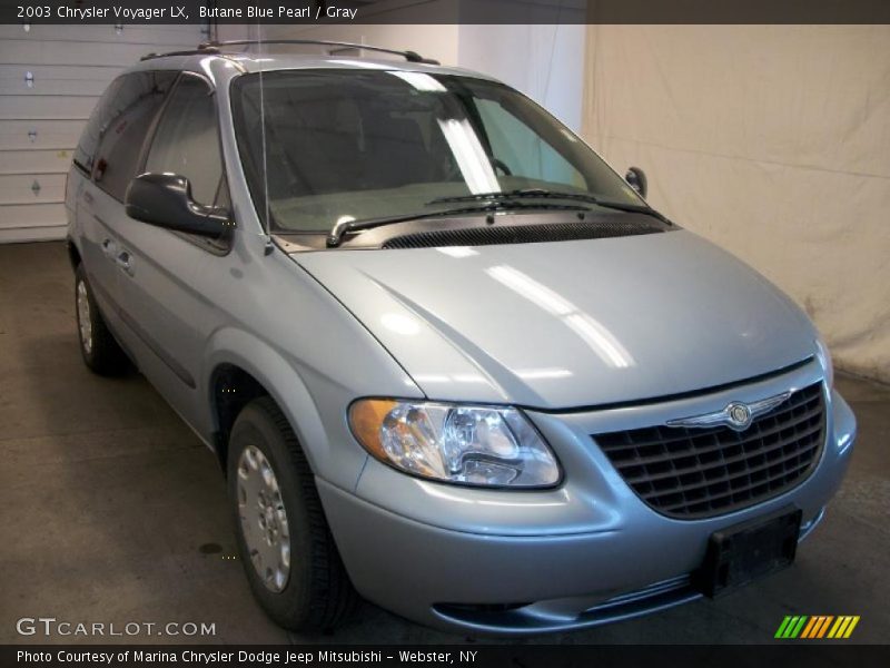 Butane Blue Pearl / Gray 2003 Chrysler Voyager LX