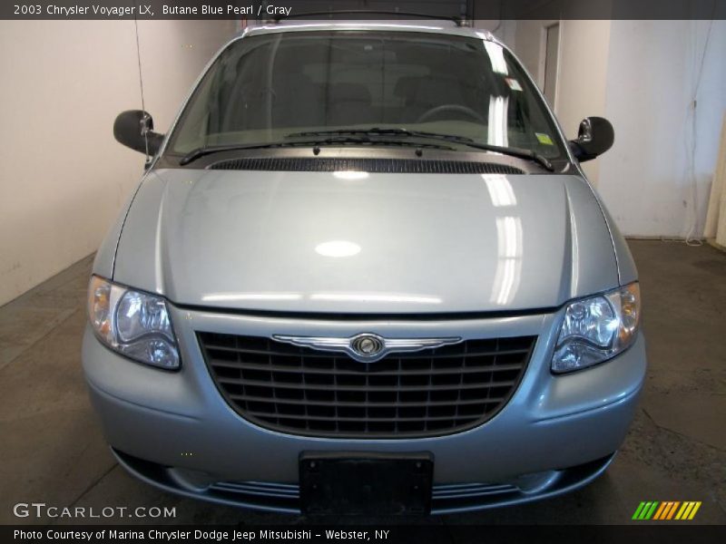 Butane Blue Pearl / Gray 2003 Chrysler Voyager LX