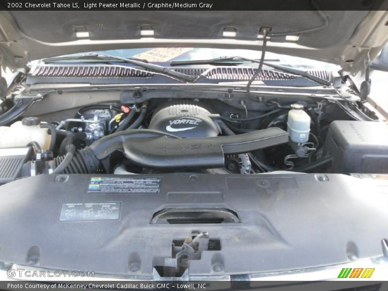 Light Pewter Metallic / Graphite/Medium Gray 2002 Chevrolet Tahoe LS