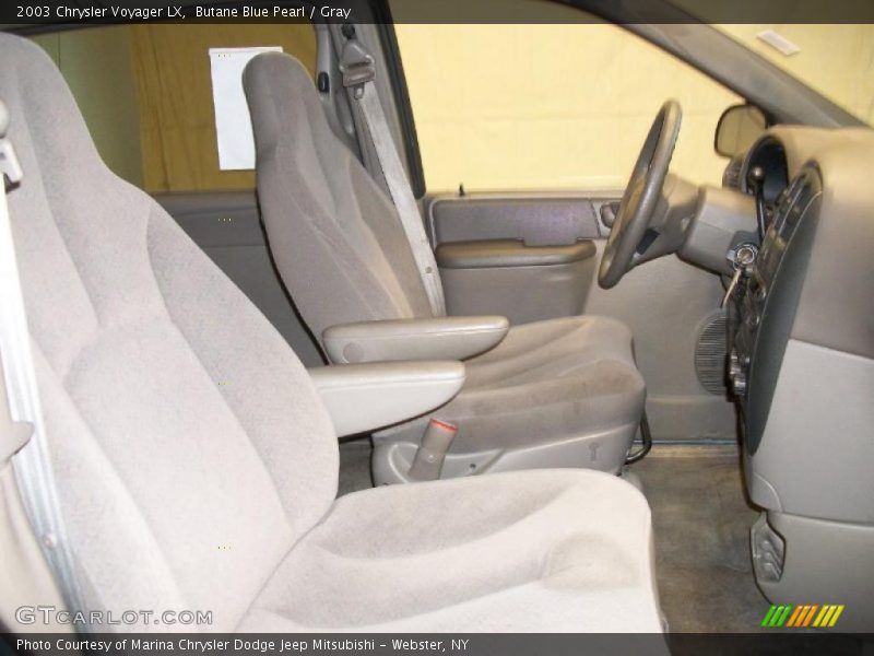 Butane Blue Pearl / Gray 2003 Chrysler Voyager LX