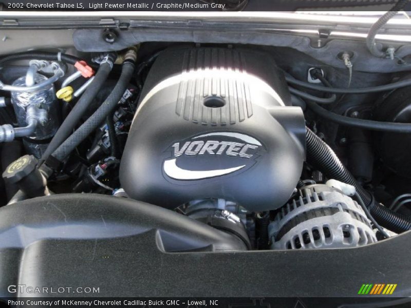Light Pewter Metallic / Graphite/Medium Gray 2002 Chevrolet Tahoe LS
