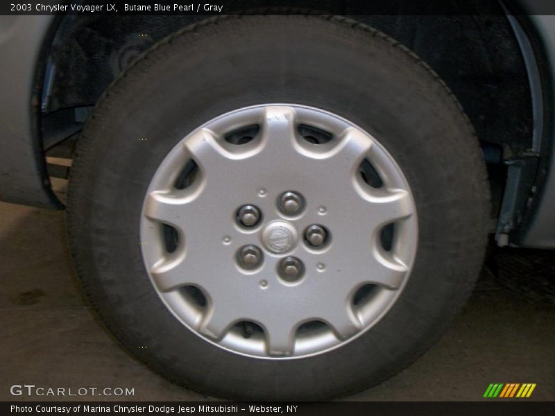 Butane Blue Pearl / Gray 2003 Chrysler Voyager LX