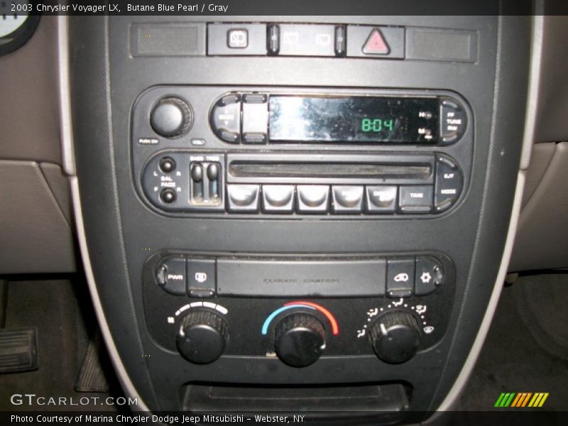 Butane Blue Pearl / Gray 2003 Chrysler Voyager LX