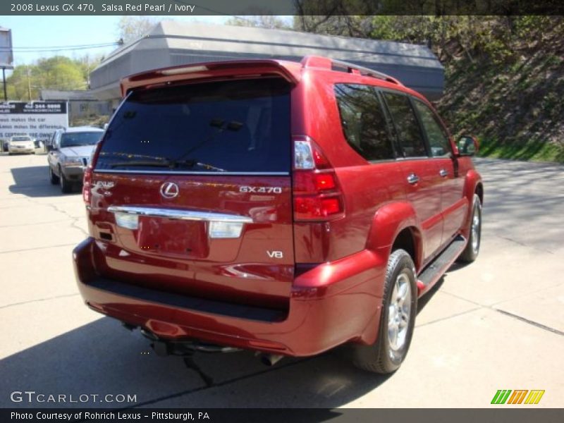 Salsa Red Pearl / Ivory 2008 Lexus GX 470