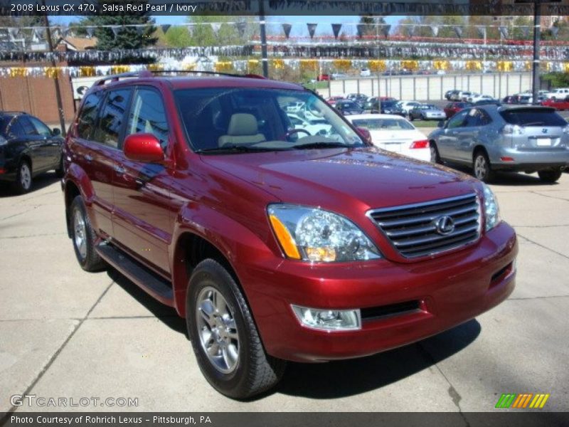 Salsa Red Pearl / Ivory 2008 Lexus GX 470