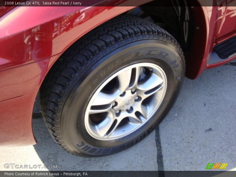 Salsa Red Pearl / Ivory 2008 Lexus GX 470