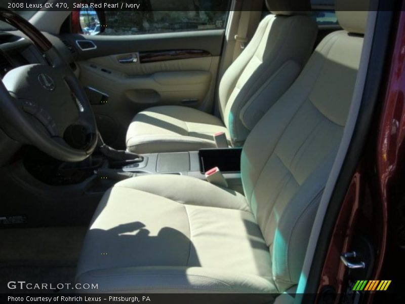 Salsa Red Pearl / Ivory 2008 Lexus GX 470