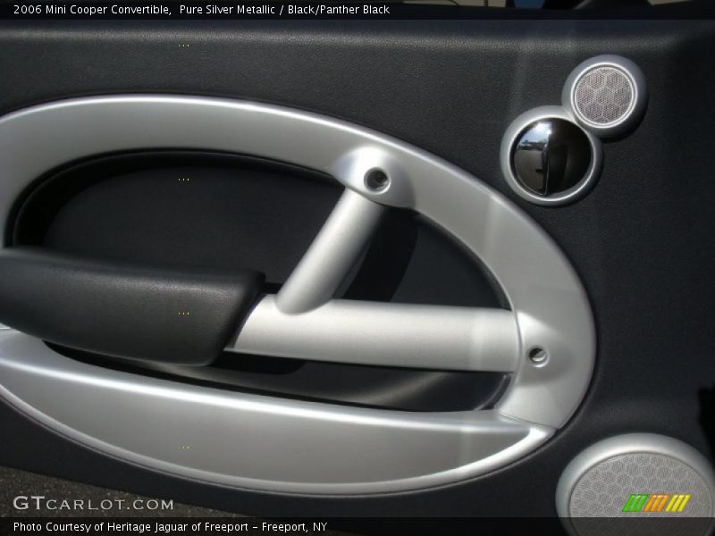 Pure Silver Metallic / Black/Panther Black 2006 Mini Cooper Convertible