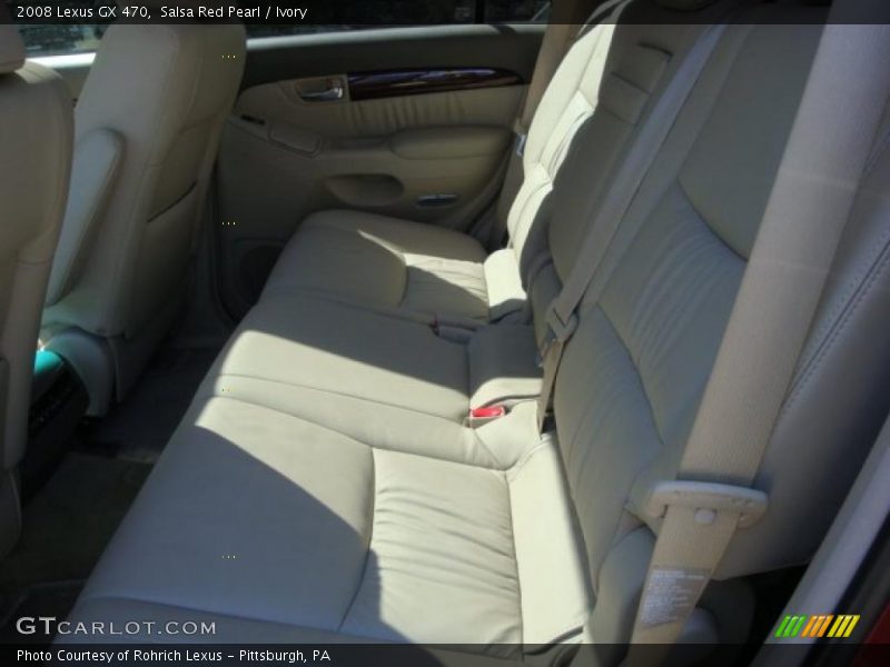 Salsa Red Pearl / Ivory 2008 Lexus GX 470
