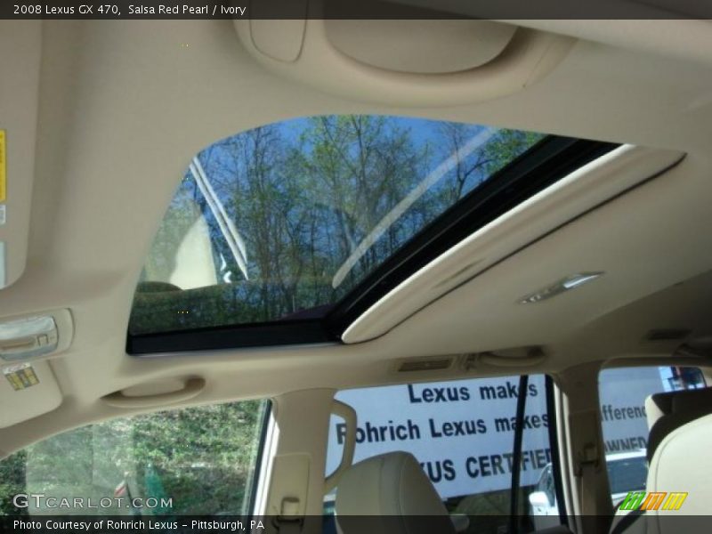 Salsa Red Pearl / Ivory 2008 Lexus GX 470