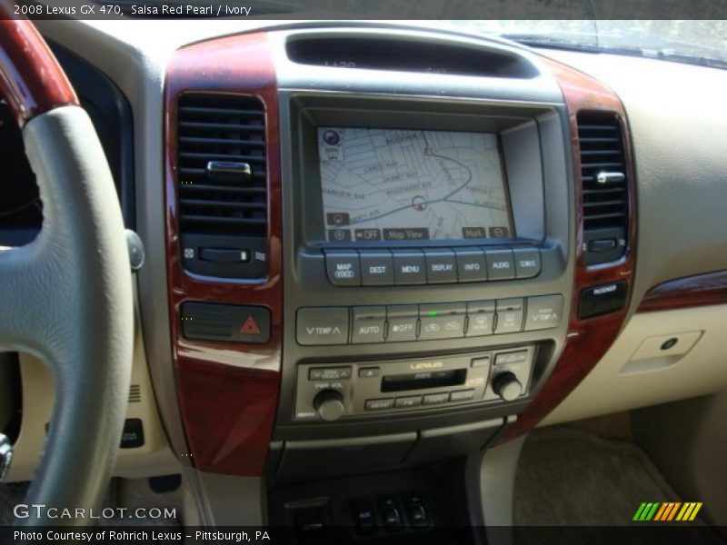 Salsa Red Pearl / Ivory 2008 Lexus GX 470