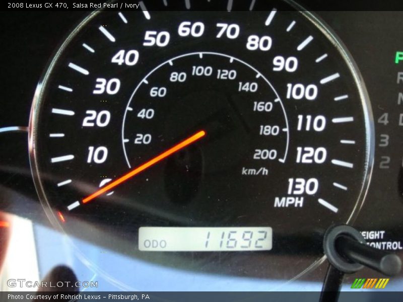 Salsa Red Pearl / Ivory 2008 Lexus GX 470